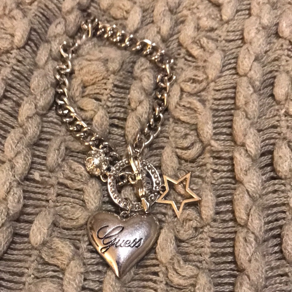 Silver GUESS bracelet